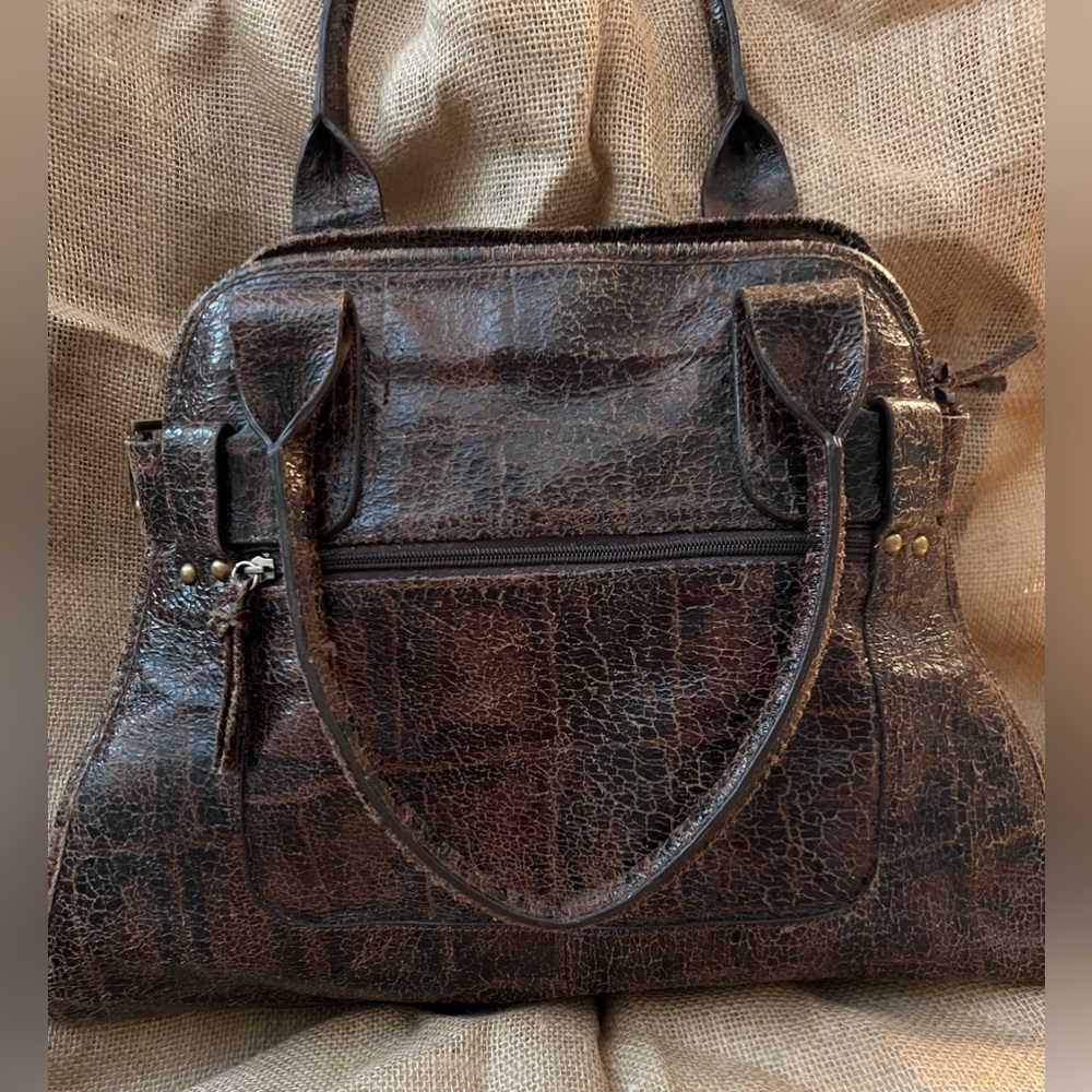 Like New Gorgeous Vintage Hillary Radley Textured Leather Purse